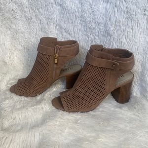 Womens Open Toed Ankle Bootie